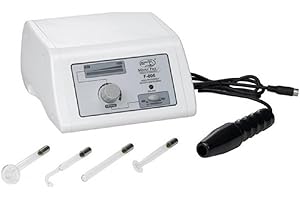 WEELKO Appareil à Haute Fréquence Visage pour Professionnels Soins Esthétiques - F-806 - SilverFox