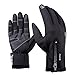 Produktbild Handschuhe Winter, sundlight Sport Outdoor Handschuhe Touch Screen wasserabweisend Polar Fleece winddicht Handschuhe Unisex für Ski, Motorrad, Fahrrad L