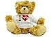 Produktbild I Love Psychologen, süßer Plüschteddy Geschenkbox, 22 cm hoch, ca.)