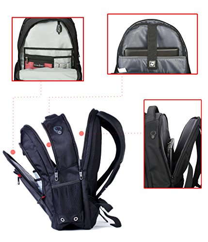 Victoriatourist V6060 Multifunktionsrucksack Campus Businesstasche Tasche für Laptop Schulrucksack Schultasche Rucksack Segeltuchtasche Business Alltagstasche - 6