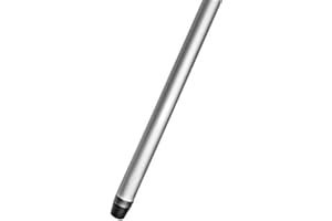 Peggy Perfect 18130 Besenstiel Metall mit Gewinde, 1.300 mm