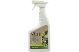 VITHAL GARDEN Diserbante Aceto RTU - Erbicida Naturale a Rapida Azione, Efficace Contro Erbacce su Superfici Agricole e Urbanizzate, Consentito in Agricoltura Biologica, 750ml