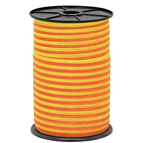 Weidezaun Band 250m, 10mm, 4×0,16 Niro, gelb-orange 1* Weidezaunband - 2