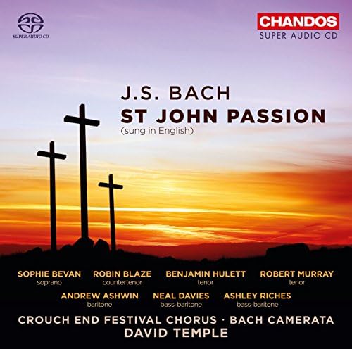 BACH:ST JOHN PASSION (SUNG IN ENGLISH)