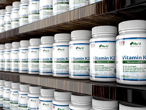 Vitamin K2 MK 7 200mcg | 365 Vegetarian and Vegan Tablets (not Capsules) | One Year Supply of High Strength Vitamin K2 Menaquinon MK7 from Trans-Isomer by Nu U Nutrition - Image 8