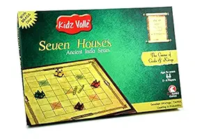 Kidz Valle Seven Houses, Chowka Bara, Kattemane, Ashta Chemma, Chuaka Bara, Ancient India Series, Indian Traditional Board Game, Board Game