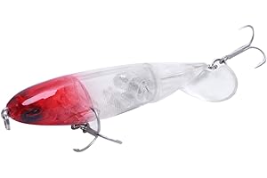 Ogquaton Premium Populaire 1 Bouteille de pêche Whopper Plugper? Leurre 13g 90mm Topwater Queue Tournante VMC Crochet Basse Pêche Appâts Pratique