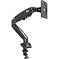 Ergosolid PC Monitor Stand, Ergonomic Gas Spring Articulated Arm, 17-30 Inches, VESA 75mm and 100mm, 360° Rotatable