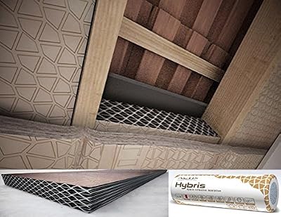 Actis Hybris 45 mm Multi-couche d'isolation LABC approuvé, loft pour murs toits plafond jusqu'à 40% d'isolation bord inférieur de la vapeur, étanche et hermétique