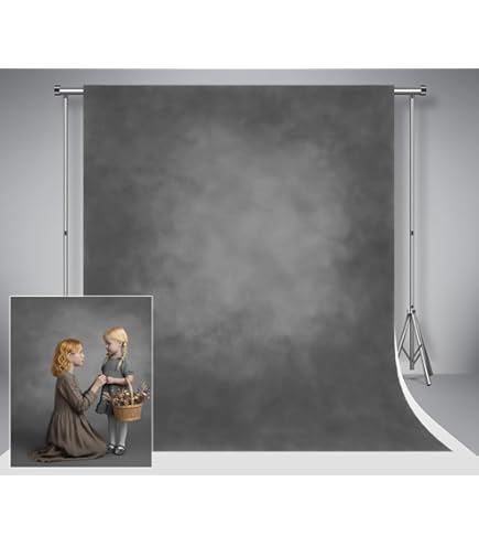 MASUNN 5X10Ft grote retro grijze doek achtergrond fotografie Studio Props foto achtergrond