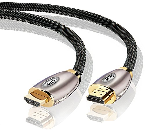 IBRA® PRO GOLD RED 15m HDMI Kabel HDMI 2.0 / 1.4a (Neuster Standard) Ultra HD 4K 3D PS4 Full HD 1080p 2160p ARC Highspeed mit Ethernet - 6
