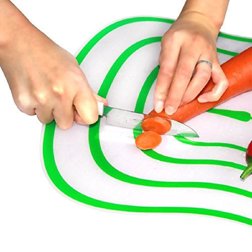 2Pcs Küche mattiert rutschfeste Plastik Schneidbretter Lebensmittel Schnitt Hacken Block Praktische Werkzeuge - 2