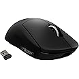 Logitech G PRO X SUPERLIGHT Wireless Gaming Mouse, HERO 25K Sensor, Ultra-light with 63g, 5 Programmable Buttons, 70 hours Battery Life, Zero Additive PTFE Feet, PC/Mac - Black