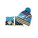Christmas Baby Child Toddler Cotton Knitting Wool Hat/Cap&Scarf 10-36Months Blue