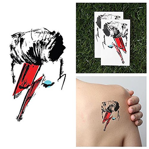 Tattify Bowie Temporary Tattoo - Stardust (Set of 2)