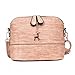 Produktbild Wickel Dame Sonnena Mädchen Messenger Crossbody Vintage Tasche Dame kleines Shell Leder Wickel PU/Ketten/Messenger Bags/Shell/massiv/Schultertaschen (24*10*19cm, Sexy Rosa)