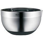 WMF Gourmet Karıştırma Kabı, 24 cm, 4 L, Cromargan&reg; Y&uuml;ksek Kaliteli Paslanmaz &Ccedil;elik, 250&deg;C'ye Kadar Isıya Dayanıklı, Kaymaz T