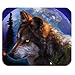 Produktbild Awesomely Evergreen Fashion Wolf and The Planet Customized Mouse Mat/Pad 9.84"(L) x 7.87"(W)