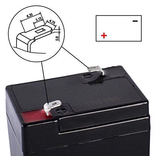 ECTIVE EBC-Serie | 6V USV Bleiakku | 6 Varianten: 1,3Ah – 12Ah |Wartungsfreier Blei-AGM-Akku, Blei-Vlies-Akku, AGM-Akku, Bleigelakku, Blei-Akku, Blei-Batterie, geeignet für USV-Anwendungen - 2