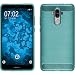 Produktbild PhoneNatic Case für Huawei Mate 9 Hülle Silikon türkis Ultimate + 2 Schutzfolien