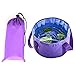 Produktbild CHSUKHO Fußbad Barrel Klappwaschbecken Reise Becken klappbaren tragbaren Klapp Becken komprimiert. Reisen Footbath , purple