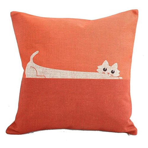 Sunnywill Karte Kissen Fall Sofa Taille Throw Pillow Cover Kissenbezug Home Decor( Kissen ist nicht im Preis inbegriffen )