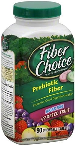 Fiber Choice Fiber Supplement, Chewable Tablets, Sugar Free Assorted Fruit 90 ea