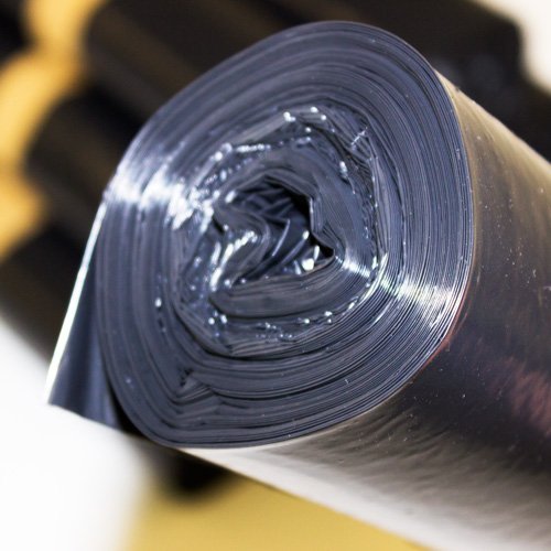 250 Stück Müllbeutel – Füllmenge 120 Liter, Farbe Müllsack Schwarz – Typ 60, 1 Rolle – 25 Stück - 5