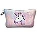 Smallbox Cute Funny Cute Girls Series Funny Life 3D printing Cosmetic Bag Pencil Case (unicorn)