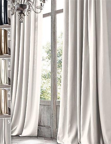 CLL/ TWOPAGES Premium 100% natural Linen Oil-Rubbed Bronze Finish Grommet Curtain Drapery (One Panel) , 5-w50" , 5-w50"