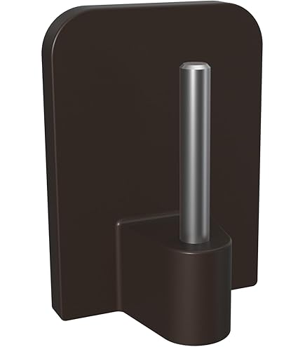 INTERDECO Klebehaken 12er Set - Selbstklebend Mit Metallstift Für Vorhangstangen | Chrom Optik | Einfache Montage Ohne Bohren