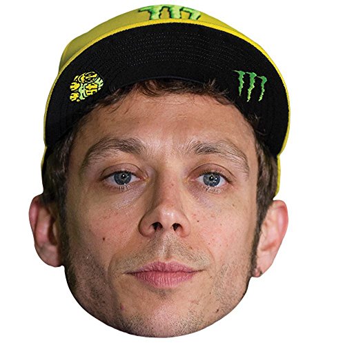 Valentino Rossi Maske aus Pappe