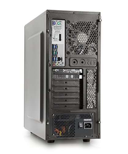 CSL Sprint X5802 (Hexa) inkl. Windows 10 Home – AMD Ryzen 5 1600 6x 3200 MHz, 240GB SSD, 1000GB SATA, 16384MB DDR4, GeForce GTX 1050 Ti, DVD-RW, 7.1 Sound, GigLAN - 4
