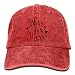 Produktbild htrewtregr1 - Hut Welding It's Like Sewing with Fire Unisex Cotton Denim Adjustable Sun Cap