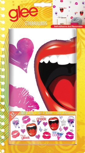 Preisvergleich Produktbild Fun4Walls Wandsticker, Glee Stickarounds, wiederverwendbar