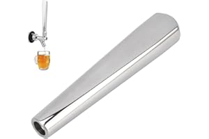 Hapivida Edelstahl Bierhahn Griff, Selbstgebrauter Fassbierhangriffe Bier Maschine Hahn Griff für Standard 3/8-Zoll Gewindehahn für Hausbrauen Kommerzieller