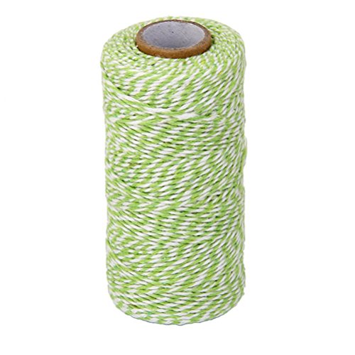 OULII 100m Baumwolle Bakers Twine Kordel Glas Flasche Geschenk Box Deko - 3
