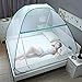 Produktbild YUGOOS Pop Up Mosquito Net Tent,Mongolian Mosquito nets, Free of Charge for Household Folding Accounts in Summer,Light Green_150*200cm,Free Installation Mosquito Nets
