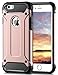 Produktbild Coolden iPhone 6S Hülle, Premium [Armor Serie] iPhone 6 Outdoor Stoßfest Handyhülle Silikon TPU + PC Bumper Cover Doppelschichter Schutz Hülle für iPhone 6/6S (Rosegold)