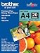 Produktbild A4 20 St_ck BP71GA4 Brother Photo-Glanzpapier (Japan-Import)