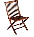 JS Home Decor Sheesham Wood Comfort Folding Chair (Natural Finish Malanine) RS.3799.00