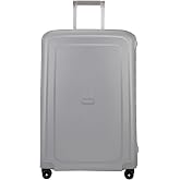 Samsonite S'Cure 75 cm Large Trolley | Silver, Hardcase, 75H x 20.5W x 12.2D, 102 L, 4.6 kg, with TSA Lock and Multi-Position