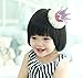 Kobwa(TM) Cute Snow Yarn Princess Crown Baby Hair Clips Party Accessory,Pink with Kobwa's Keyring