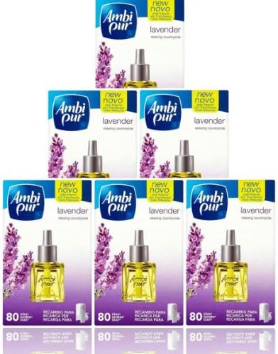 Airwick Freshmatic Refills x 6 - Anti Tobacc - Free Bath Scrunchie
