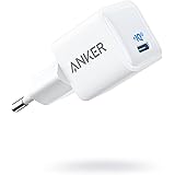 Anker 511 (Nano) 20 W iPhone USB C-laddare, PIQ 3.0 Mini laddare, lämplig för iPhone 13/13 Mini/13 Pro/13 Pro Max, Galaxy, Pi