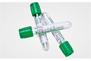 TTAMG BD Medical 368884 Vacutainer PET Tubo Eparinato per Analisi del Plasma (Eparina di Litio Lh) Tappo Verde Etichetta Carta, 4Ml, Confezione da 100