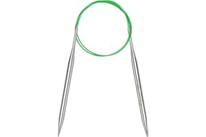 ‎COOPAY Coopay Rundstricknadeln 7,0mm, Stricknadeln Rundstricknadel 80cm aus Edelstahl mit Flexiblem Kabel, feste Metall-Rundstricknadel für Dicke & Feine Wolle Stricken Socken, Pullover, Handschuhe, Schal