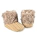 Arshiner Toddler Girls Fleece Woollen Fur Knitted Snow Boot (S(3-6mths), Light Coffee(FBA))