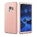 Produktbild Finoo Samsung Galaxy S9 360 Grad Komplettschutz Handyhülle mit Vorne Hinten Schutz Rundumschutz Full Cover für Dein Samsung Galaxy S9 Schutzhülle Case in der Farbe Rose Gold inkl. Schutzfolie