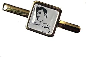 Mixed Up Dolly The King - Elvis Presley Chrome Tieclip